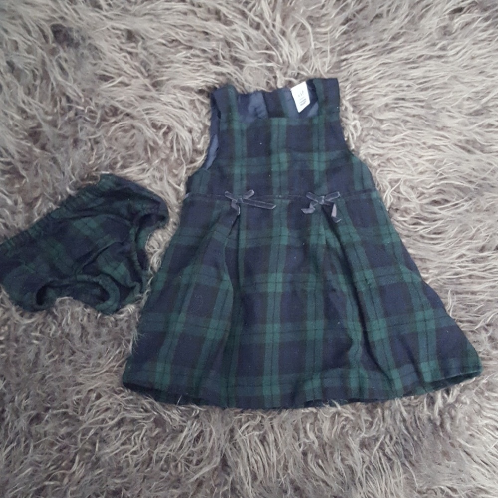 Gap Plaid Dress and Bloomers
